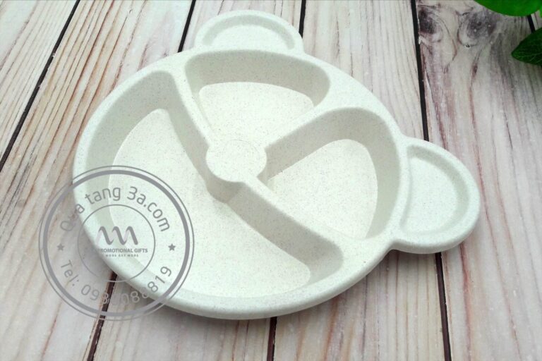 Quà tặng gia dụng Bát ăn dặm lúa mạch cho bé 10 4 3