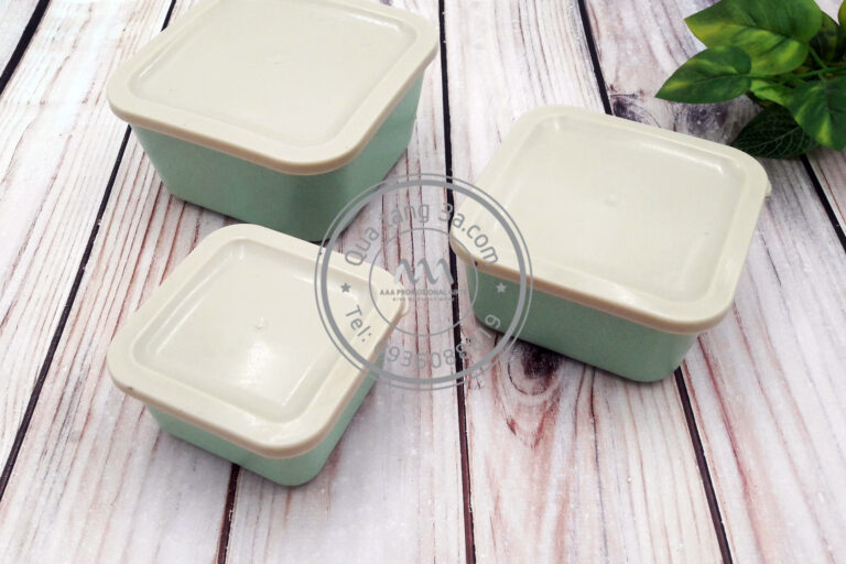 Hộp đựng thực phẩm từ lúa mạch | In ấn logo theo yêu cầu 12 Bo 3 hop dung thuc pham lua mach 4