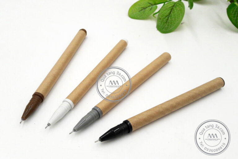 Bút bi giấy tái chế in logo - Quà tặng thân thiện với môi trường 15 But tai che 3