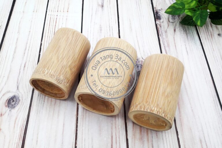 Cốc tre - quà tặng dành cho cuộc sống xanh