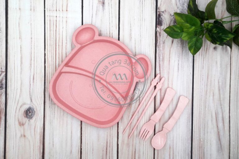 Bộ bát ăn dặm lúa mạch Monkey | Quà tặng khuyến mãi độc đáo