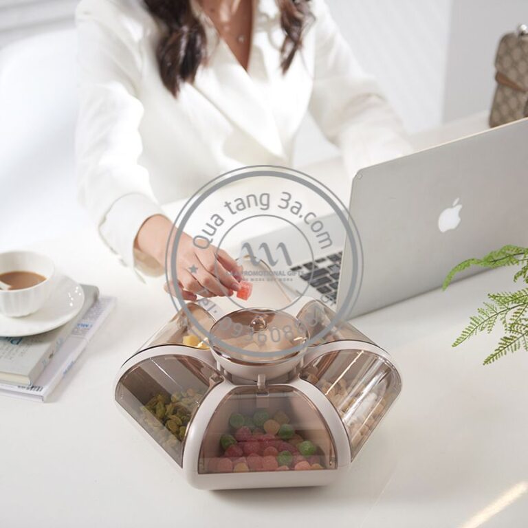 Khay đựng bánh kẹo Tết 7 ngăn hình hoa sen siêu hot 8 khay mut nhua luc giac 7 ngan 2