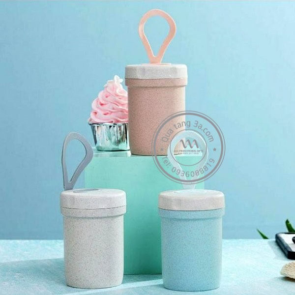 Cốc lúa mạch trẻ em | Quà tặng thân thiện môi trường in logo