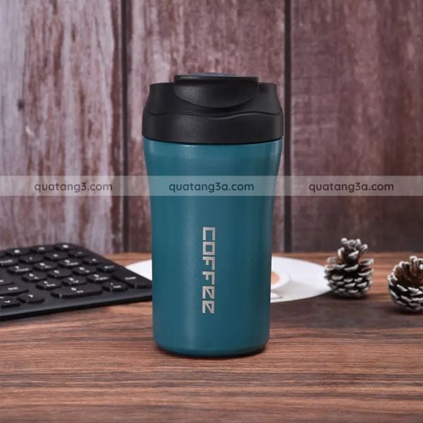 Cốc giữ nhiệt 304 nắp bật kèm ống hút | Cốc in logo thương hiệu