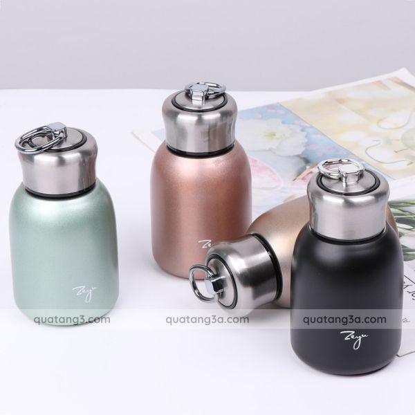Bình giữ nhiệt inox 304 mini 350ml | Bình giữ nhiệt in logo thương hiệu