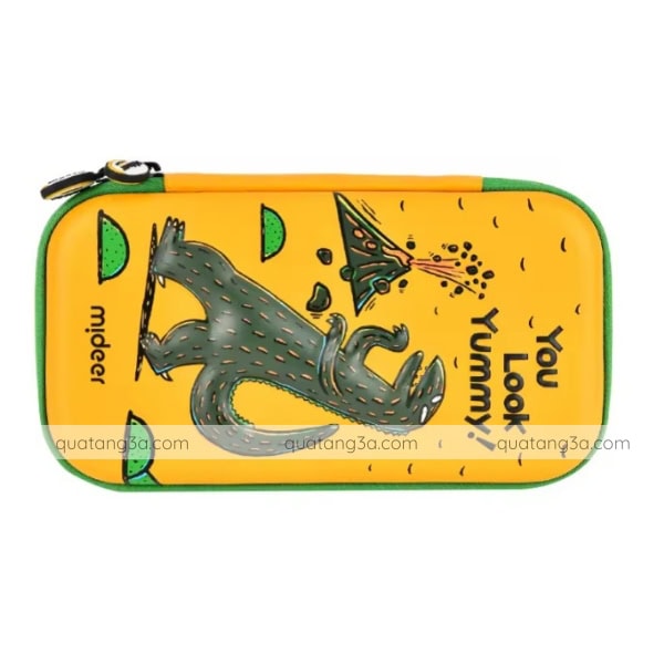 Hộp bút hoạt hình họa tiết 3D mút EVA - Quà tặng Back to school